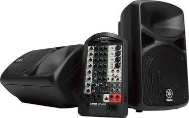Sistema De Audio Portatil Yamaha Mezcladora Y Bafles Stagepas400idm